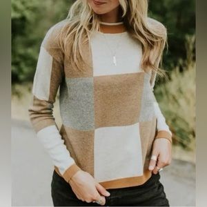 NWT Roolee Daphne Colorblock Sweater | Size Large